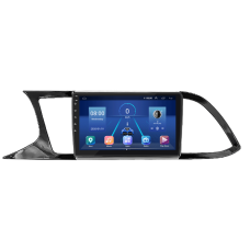 Штатна магнітола Lesko для SEAT Leon III 2012-2016 екран 9" 6/128Gb 4G Wi-Fi GPS Top