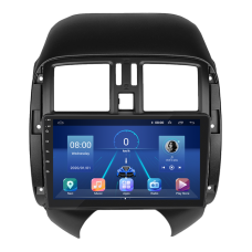 Штатна магнітола Lesko для Nissan Versa II 2012-2014 екран 9" 6/128Gb 4G Wi-Fi GPS Top