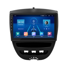 Штатна магнітола Lesko для Peugeot 107 I 2005-2009 екран 10" 6/128Gb 4G Wi-Fi GPS Top