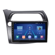 Штатна магнітола Lesko для Honda Civic Type R VIII 2006-2008 екран 9" 4/32Gb 4G Wi-Fi GPS Top