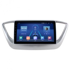 Штатна магнітола Lesko для Hyundai Accent V 2017-н.в. екран 9" 2/32Gb 4G Wi-Fi GPS Top