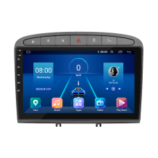 Штатна магнітола Lesko для Peugeot 408 I Рестайлінг 2017-н.в. екран 9" 2/32Gb Wi-Fi GPS Base