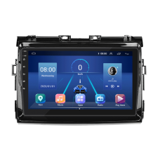 Штатная магнитола Lesko для Toyota Estima III Рестайлинг 2008-2012 экран 9" 2/32Gb 4G Wi-Fi GPS Top