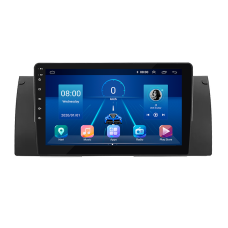 Штатная магнитола Lesko для BMW X5 I (E53) Рестайлинг 2003-2006 экран 9" 6/128Gb 4G Wi-Fi GPS Top