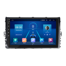 Штатная магнитола Lesko для Volkswagen Golf VII Рестайлинг 2017-н.в. экран 9" 2/32Gb Wi-Fi GPS Base