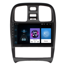Штатна магнітола Lesko для Hyundai Sonata IV (EF) Рестайлінг 2001-2012 екран 9" 1/16Gb Wi-Fi GPS Base