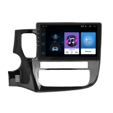 Штатная магнитола Lesko для Mitsubishi Outlander III Рестайлинг 2014-2015 экран 10" 1/16Gb Wi-Fi GPS Base