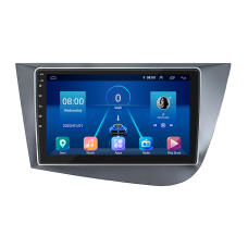 Штатна магнітола Lesko для SEAT Leon II 2005-2009 екран 9" 4/32Gb 4G Wi-Fi GPS Top