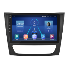 Штатная магнитола Lesko для Mercedes-Benz E-Класс III (W211, S211) 2002-2006 экран 9" 4/32Gb 4G Wi-Fi GPS Top