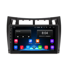 Штатная магнитола Lesko для Toyota Yaris II 2005-2009 экран 9" 2/32Gb Wi-Fi GPS Base