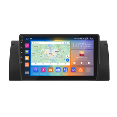 Штатная магнитола Lesko для BMW X5 I (E53) 1999-2003 экран 9" 2/32Gb CarPlay 4G Wi-Fi GPS Prime