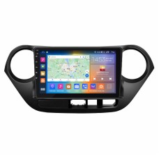 Штатна магнітола Lesko для Hyundai i10 II 2013-2016 екран 9" 4/64Gb CarPlay 4G Wi-Fi GPS Prime