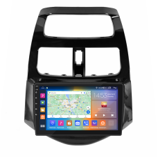 Штатная магнитола Lesko для Chevrolet Spark III 2009-2016 экран 9" 2/32Gb CarPlay 4G Wi-Fi GPS Prime