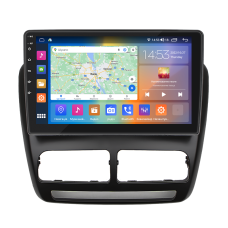 Штатна магнітола Lesko для Fiat Doblo II 2009-2015 екран 10" 4/64Gb CarPlay 4G Wi-Fi GPS Prime