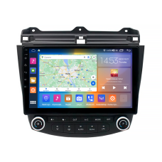 Штатна магнітола Lesko для Honda Accord VII 2002-2006 екран 10" 4/64Gb CarPlay 4G Wi-Fi GPS Prime