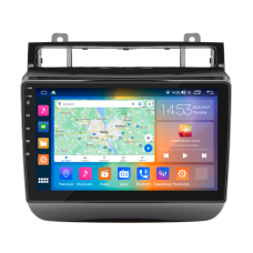Штатная магнитола Lesko для Volkswagen Touareg II 2010-2014 экран 9" 4/64Gb CarPlay 4G Wi-Fi GPS Prime