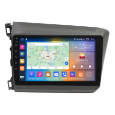 Штатна магнітола Lesko для Honda Civic IX 2011-2015 екран 9" 2/32Gb CarPlay 4G Wi-Fi GPS Prime