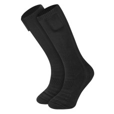 Носки с подогревом для мужчин и женщин электрические теплые носки с аккумулятором YX807 Black