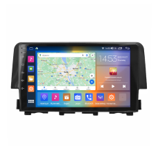 Штатна магнітола Lesko для Honda Civic X 2015-2021 екран 9" 4/64Gb CarPlay 4G Wi-Fi GPS Prime