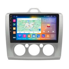 Штатна магнітола Lesko для Ford Focus II (North America) 2007-2010 екран 9" 4/64Gb CarPlay 4G Wi-Fi GPS Prime