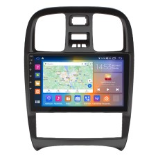 Штатна магнітола Lesko для Hyundai Sonata IV (EF) Рестайлінг 2001-2012 екран 9" 2/32Gb CarPlay 4G Wi-Fi GPS Prime