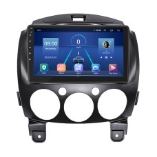 Штатная магнитола Lesko для Mazda 2 II (DE) 2007-2010 экран 9" 2/32Gb Wi-Fi GPS Base