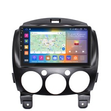 Штатная магнитола Lesko для Mazda Demio III (DE) 2007-2014 экран 9" 2/32Gb CarPlay 4G Wi-Fi GPS Prime