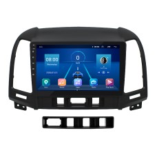 Штатна магнітола Lesko для Hyundai Santa Fe II 2005-2010 екран 9" 6/128Gb 4G Wi-Fi GPS Top