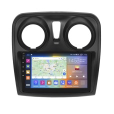 Штатна магнітола Lesko для Renault Dokker I 2012-н.в. екран 9" 4/64Gb CarPlay 4G Wi-Fi GPS Prime