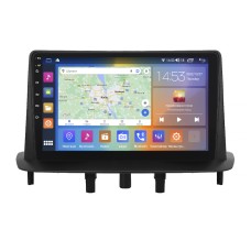 Штатна магнітола Lesko для Renault Fluence I 2009-2013 екран 9" 4/64Gb CarPlay 4G Wi-Fi GPS Prime