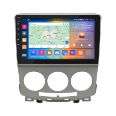 Штатная магнитола Lesko для Mazda 5 I (CR) Рестайлинг 2007-2010 экран 9" 2/32Gb CarPlay 4G Wi-Fi GPS Prime