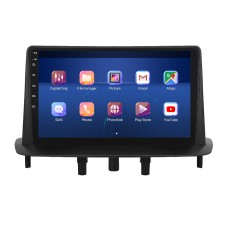 Штатна магнітола Lesko для Renault Megane III 2008-2014 екран 9" 6/128Gb 4G Wi-Fi GPS Top