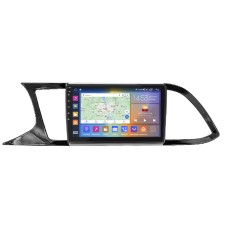 Штатна магнітола Lesko для SEAT Leon III 2012-2016 екран 9" 4/64Gb CarPlay 4G Wi-Fi GPS Prime