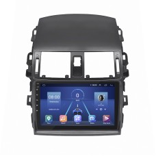 Штатная магнитола Lesko для Toyota Corolla IX (E120, E130) Рестайлинг 2003-2007 экран 9" 6/128Gb 4G Wi-Fi GPS Top