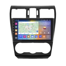 Штатна магнітола Lesko для Subaru Impreza IV Рестайлінг 2014-2016 екран 9" 2/32Gb CarPlay 4G Wi-Fi GPS Prime