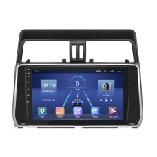 Штатная магнитола Lesko для Toyota Land Cruiser Prado 150 Series Рестайлинг 2 2017-2020 экран 10" 6/128Gb 4G Wi-Fi GPS Top