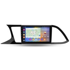 Штатна магнітола Lesko для SEAT Leon III Рестайлінг 2016-2020 екран 9" 2/32Gb CarPlay 4G Wi-Fi GPS Prime