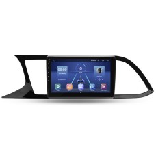 Штатна магнітола Lesko для SEAT Leon III Рестайлінг 2016-2020 екран 9" 2/32Gb 4G Wi-Fi GPS Top