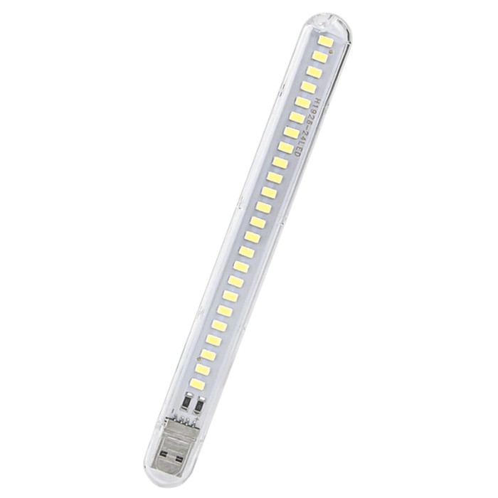 Лампа светодиодная USB H1926-24 LED для повербанка Холодный свет-Lesko