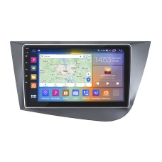 Штатна магнітола Lesko для SEAT Leon II Рестайлінг 2009-2012 екран 9" 4/64Gb CarPlay 4G Wi-Fi GPS Prime