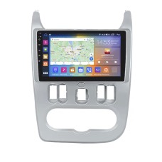 Штатна магнітола Lesko для Renault Logan I Рестайлінг 2009-2015 екран 9" 2/32Gb CarPlay 4G Wi-Fi GPS Prime