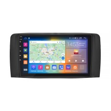 Штатная магнитола Lesko для Mercedes-Benz R-Класс I Рестайлинг 2007-2010 экран 9" 4/64Gb CarPlay 4G Wi-Fi GPS Prime