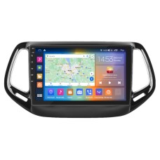 Штатна магнітола Lesko для Jeep Compass II 2017-н.в. екран 10" 4/64Gb CarPlay 4G Wi-Fi GPS Prime