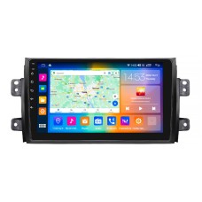 Штатна магнітола Lesko для Fiat Sedici 2005-2014 екран 9" 2/32Gb CarPlay 4G Wi-Fi GPS Prime