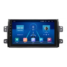 Штатна магнітола Lesko для Fiat Sedici 2005-2014 екран 9" 2/32Gb 4G Wi-Fi GPS Top