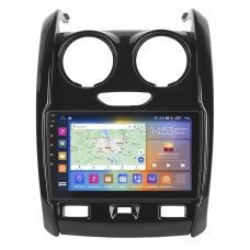 Штатна магнітола Lesko для Dacia Duster II 2017-2021 екран 9" 4/64Gb CarPlay 4G Wi-Fi GPS Prime