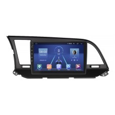 Штатна магнітола Lesko для Hyundai Elantra VI (AD) Рестайлінг 2018-2020 екран 9" 4/32Gb 4G Wi-Fi GPS Top