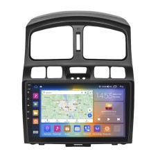 Штатна магнітола Lesko для Hyundai Santa Fe I 2000-2012 екран 9" 2/32Gb CarPlay 4G Wi-Fi GPS Prime