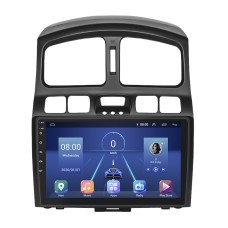Штатна магнітола Lesko для Hyundai Santa Fe I 2000-2012 екран 9" 2/32Gb 4G Wi-Fi GPS Top