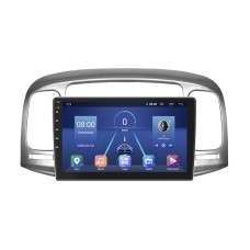 Штатна магнітола Lesko для Hyundai Verna II 2005-2010 екран 9" 2/32Gb 4G Wi-Fi GPS Top